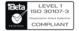 iBeta tested, ISO 30107-3 level 1 prevention attack detection compliant