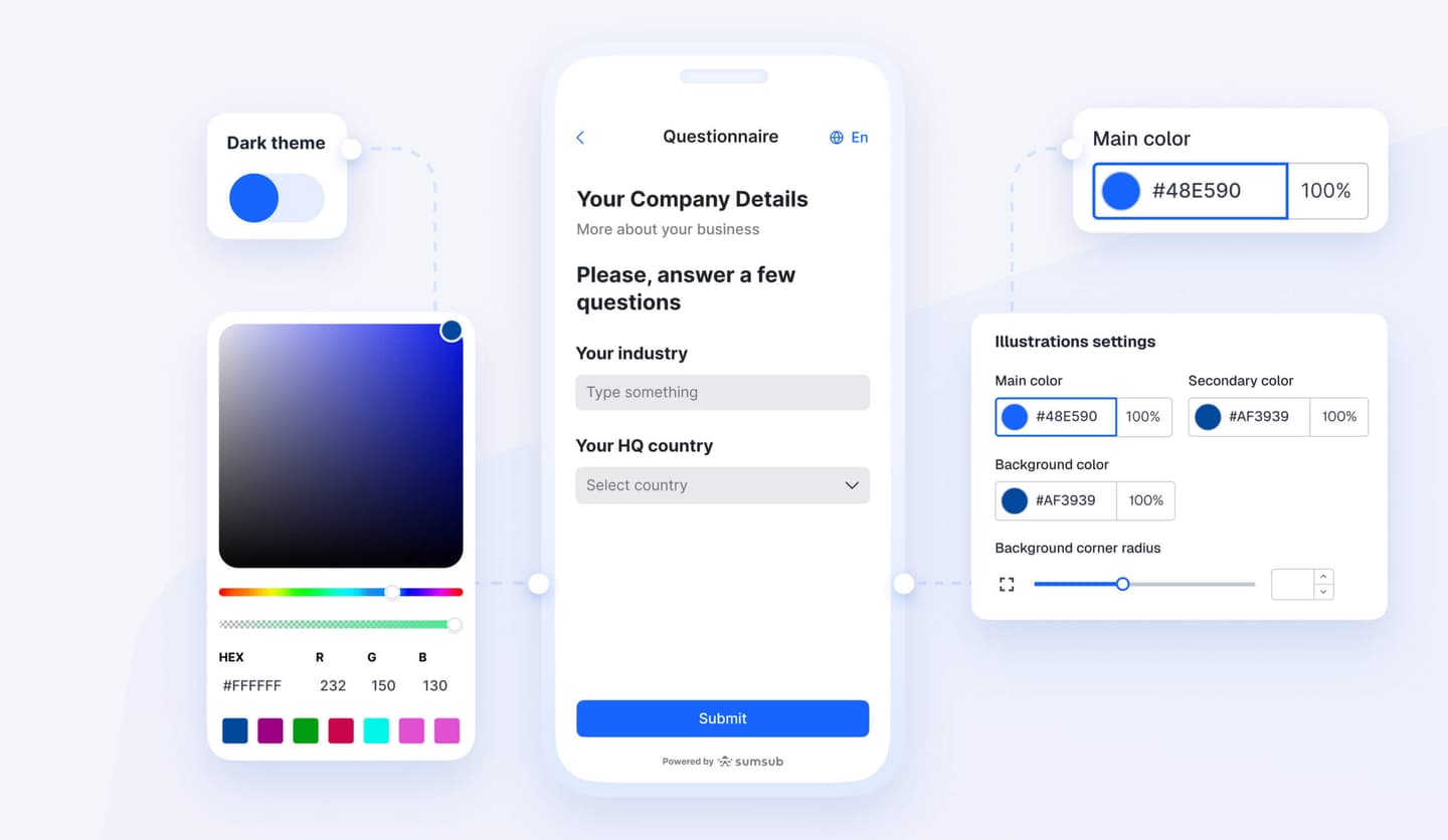 Customize the user interface